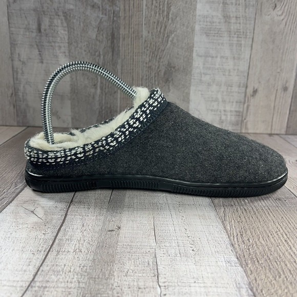 Emu Ridge Australia Women's Mule Slippers Slip on Shoes Merino Wool Gray Size 7 - Picture 7 of 12